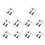 10X DC5V Usb Ultrasonic Mist Maker Humidifier Atomizer Drive Module Ultrasonic Humidifier Diy Package Type-C 1