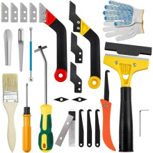Tile Joint Scrapers,Tile Joint Hand Saw, Angled Joint Cleaner,for Tile Cleaning, Cleaning Floor Tiles, Bathroom, Kitchen