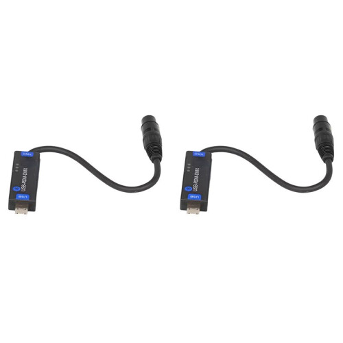2X USB-RMD-DMX Mobile App DMX Dialer Stage Light Wireless  DMX512 Controller Only Supports Android Devices