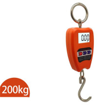 4X Kranvåg Vägning Digital Industriell Hängvåg 200Kg/441Lb Kraftig Hängkrokvåg Orange
