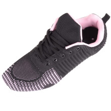 (UK6, Black) ABSOLUTE FOOTWEAR Lightweight Slip In Lace Up Sports Gym Trainers