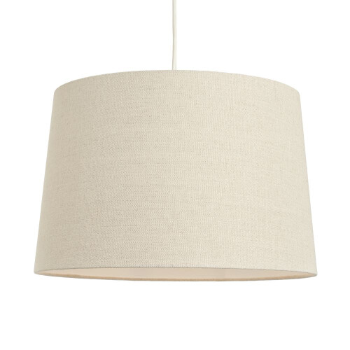 (16 Inch, Single) Litecraft Muriel Lampshade Beige