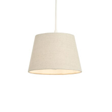 (8 Inch, Single) Litecraft Muriel Lampshade, Beige