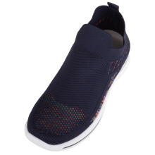 (UK7, Navy) ABSOLUTE FOOTWEAR Lightweight Slip On Breathable Leisure Trainers Sneakers