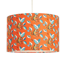 Litecraft Murphy Monkey Print Lampshade, Orange