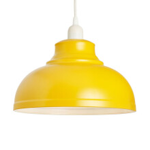 (Single) Litecraft Essie Pendant & Shade, Ochre