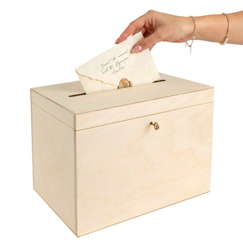 (Natur) Creative Deco Kartenbox Hochzeit