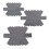 Pan Protector Set - Felt Pot Pan Protectors - Scratch Protection Pads - 3 Sizes - 12PCS 1