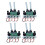 4X Four-Spray Humidifier Module Humidifier Control Board Atomizer Driver Board Four-Spray Humidifier Module,Set C 1
