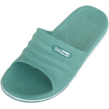 (UK4, Green) ABSOLUTE FOOTWEAR Easy Slip On Durable Summer Holiday Sports Slider Mules