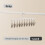 (Gray White Halfhook)Portable Plastic Clothes Tie Holder With Modern Style For Bedroom And Wardrobe 12