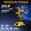 21V Cordless Drill Combi Driver High Power Electric Screwdriver Set w/ 2 Battery 1
