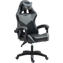 Gaming Chair Leather Racing Office Executive Recliner Leg Rest Massage
