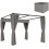 3 x 3m Moving Canopy Metal Pergola, with Curtains - Grey 1