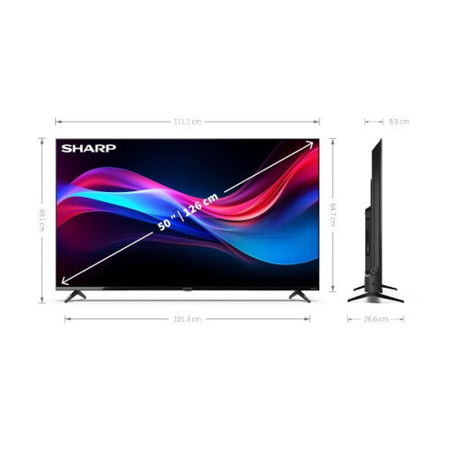 Sharp Sharp 50" 4K Ultra HD SHARP Roku TV 1