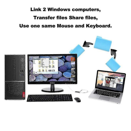 Καλώδιο μεταφοράς δεδομένων USB από υπολογιστή σε υπολογιστή για Windows - Καλώδ 1