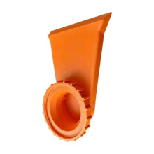 (Orange) Plastic Pool Return Fountain Leak Proof 3D Printing Swimming Pool Waterfall Universal Thread Water Fun Pool Spray Nozzle