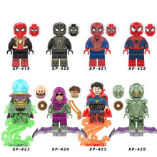 8PCS Avengers Super Hero Comic Dc Minifigures Kids Toys Fit Lego