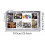 Silver 8 Multi Photo Frame Crushed Diamond 59x33Cm 5