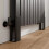 Floor Mounting Radiator Leg Kit Support for Double Flat Panel Radiators, Matt Black 3
