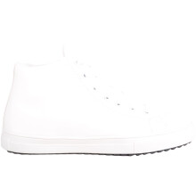 (UK3, White) ABSOLUTE FOOTWEAR Slip In Lace Up High-Top Casual Sport Leisure Trainers, Floral Design