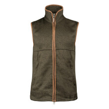 JACK PYKE Melange Fleece Gilet Dark Olive Large