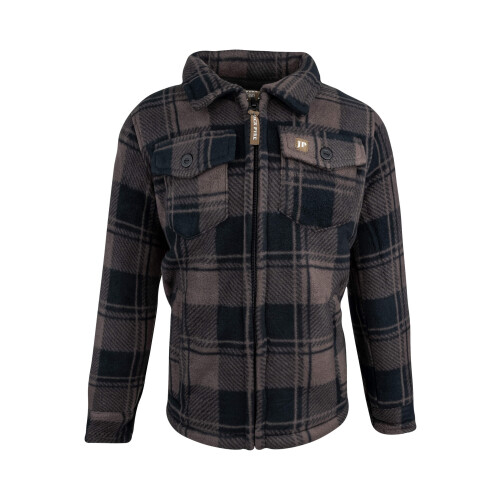 JACK PYKE JACK PYKE Junior Tundra Check Shirt Brown Large