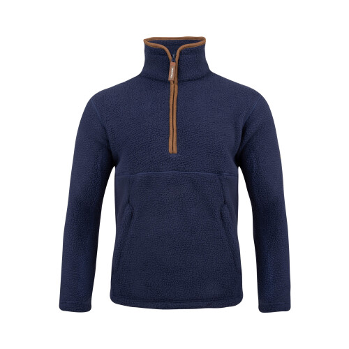 JACK PYKE JACK PYKE Half Zip Sherpa Fleece Pullover Navy Large