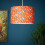 Litecraft Murphy Monkey Print Lampshade, Orange 2