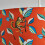 Litecraft Murphy Monkey Print Lampshade, Orange 3