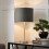 (Single) Litecraft Leyton Drum Lampshade Dark Grey 2