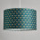(Teal) Litecraft Bobby Bee Print EasyFit Lampshade 4