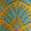 (Yellow) Litecraft Linzy Leaf Print Drum Lampshade 5