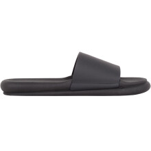 (UK3, Black) ABSOLUTE FOOTWEAR Easy Slip On Open Toe Summer Holiday Slider Mule