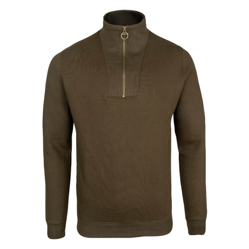 JACK PYKE Jack Pyke Men’s Half Zip Sweatshirt Dark Olive Medium