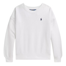 (13-14 Years, White) Ralph Lauren Childrens/Kids Back Logo Crew Neck Sweatshirt