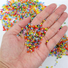 Seed Beads for Bracelets, 24 Colors 3mm Colored Small Glass Beads for Bracelets Jewelry Making Crafts 24000 Pcs