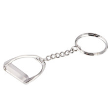 3Pcs Simple Elegant Design Western Stirrup Keychain Key Ring Hanger Tool for Men Women Bag Decoration Equestrian
