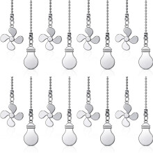 8X Plafondventilator Pull Chain Fan Extension Chain Fan Chain Pulls Decoratieve 12 Inch Plafondventilator Chain Extender Ornament D