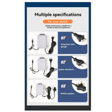 2X 12V-2A UPS-Voeding voor WiFi-Routermodembeveiligingscamera Bij Stroomuitval EU-Stekker