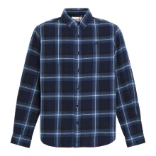(XXL, Peacoat) Timberland Mens Checked Casual Button-Down Shirt