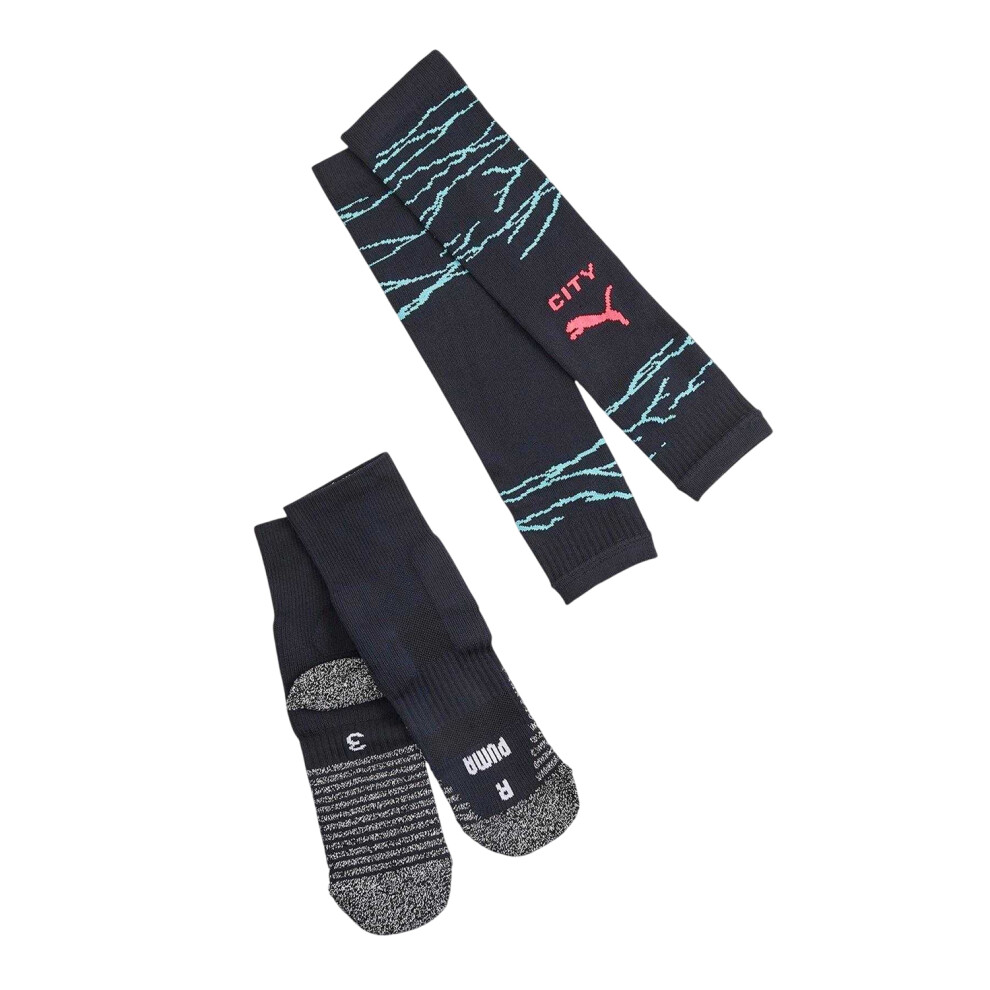 Puma (6 Uk-8 Uk, Navy) Unisex Adult Manchester City Fc Crew Socks
