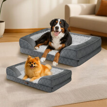 (2XL / 107 x 81 x 17cm) Skylos Orthopedic Pet Bed Dog Memory Foam Cushion