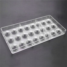 5X 24 Holes Semi Sphere Chocolate Mould Polycarbonate Chocolate Bar Mold Half Candy Maker Mold Bakeware
