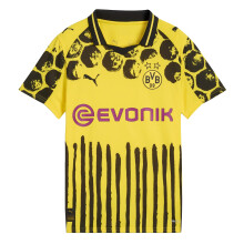 (7-8 Years, Yellow/Black) Puma Childrens/Kids 2025/2026 Borussia Dortmund Home Shirt