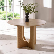 Cellini Oak 120cm Round Dining Table