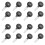 16Pcs Atomizing Spray Plastic Bracket USB  Humidifier Diy Experiment Ultrasonic Atomization Bracket Without Atomizer 2