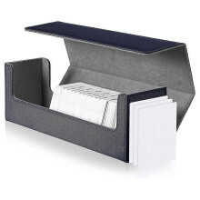 for MTG Desk Box 400 Card Desk Box Card Storage Box Deck Box PU Leather Deck Box for Trading Card Ga