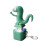 Lizard Button Keychain Decompression Toys Funny Lizard Sounds And Flash Effects Rechargeable 1
