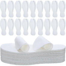 100 Pairs Replaceable Shoe Inserts Disposable Thin Insoles Shoe Liners for Sweat Absorption Breathable foot Odor Eliminator
